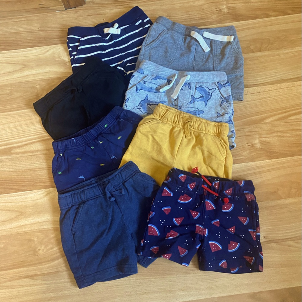 Unisex babies cotton pull-on shorts